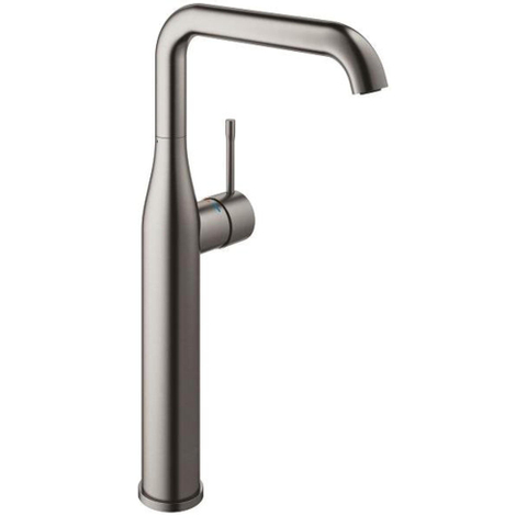 Grohe Essence New Wastafelkraan Opbouw - uitloop 17.9cm - XL-size hoge draaibare uitloop - EcoJoy - brushed hard graphite (antraciet) SW98761
