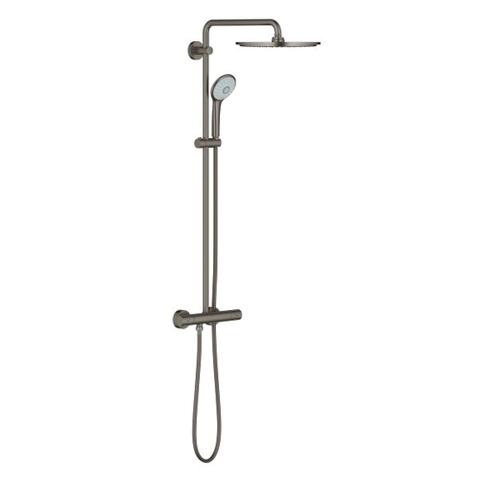 Grohe Euphoria XXL Regendoucheset Opbouw - hoofddouche 31cm - handdouche rond - brushed hard graphite (antraciet) SW98857