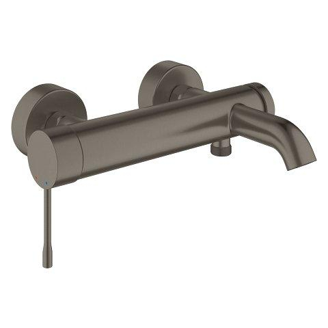Grohe Essence New Badkraan - met omstel - met koppelingen - brushed hard graphite (antraciet) SW98777