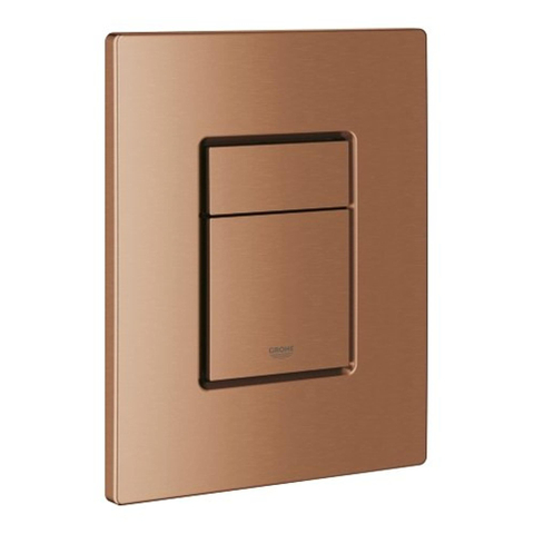 Grohe Skate Cosmopolitan Bedieningsplaat - dualflush - horizontaal/verticaal - kunststof - brushed warm sunset (koper) SW107594