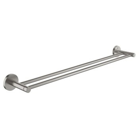 Grohe Essentials Handdoekhouder - 60cm - dubbel - Supersteel (RVS) SW97635