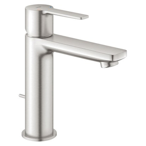 Grohe Lineare New Waterbesparende Wastafelkraan - S-Size - met waste - Supersteel (RVS) SW97535