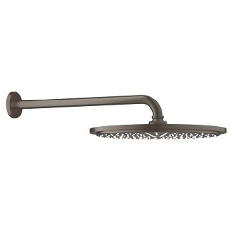 Grohe Rainshower Cosmopolitan 310 Hoofddouche - 31cm - 1 straalsoort - wandarm 38cm - brushed hard graphite (antraciet) SW98869