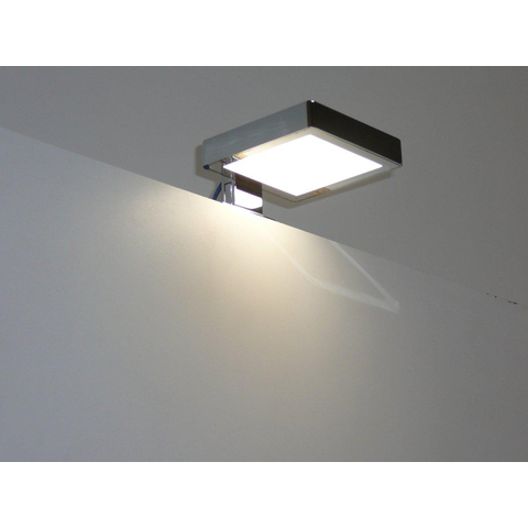 Plieger Stream éclairage pour miroir – en applique – 10 x 9 x 2 cm – Éclairage LED – Chrome SW157264