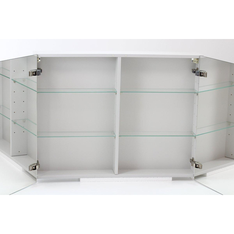 Royal Plaza Merlot spiegelkast – 100x74x13 cm – 2 deuren – Zilver GA93346