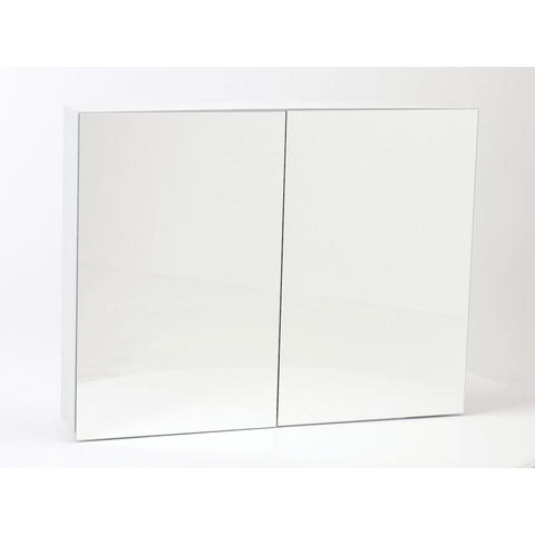 Royal Plaza Merlot armoire de toilette – 100 x 74 x 13 cm – 2 portes – Argent GA93346
