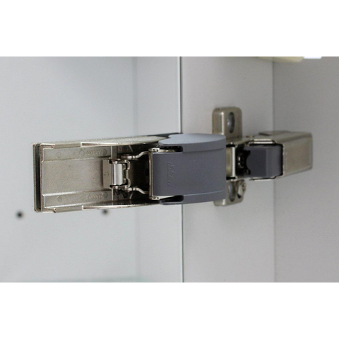 Royal Plaza Merlot armoire de toilette – 100 x 74 x 13 cm – 2 portes – Argent GA93346