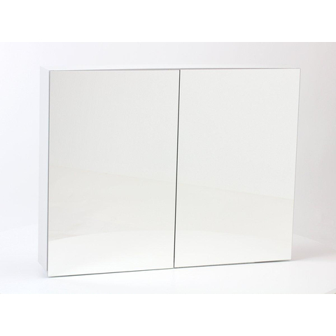 Royal Plaza Merlot armoire de toilette – 100 x 74 x 13 cm – 2 portes – Argent GA93346