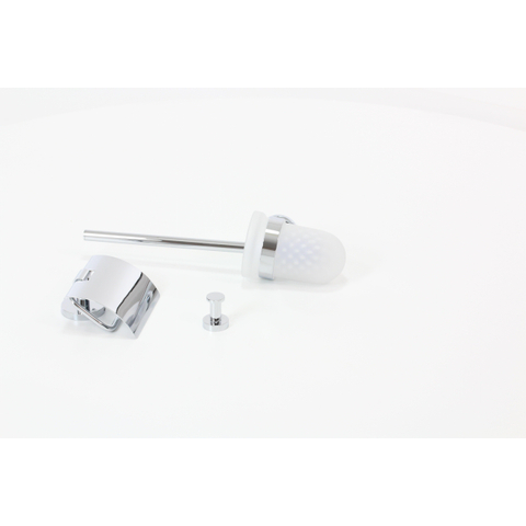 Royal plaza Salix toiletset haak+rolhouder+borstelhouder chroom SHOW26100 SHOW26100