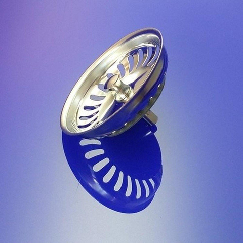 Viega crépine d'évier avec bouton 40,5 mm chrome GA78059