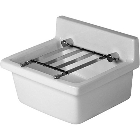 Duravit Starck 3 Duravitaluitstortgootsteen - zonder overloop - 48x42.5cm - keramiek - glans wit 0291271