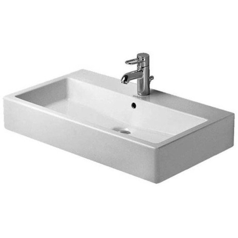 Duravit Vero Wastafel - met kraangat - met overloop - 70x47cm - met wondergliss - wit 0305343