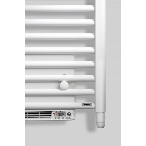 Vasco Iris HD-EL-BL Radiateur électrique design avec ventilateur 179x50cm 1000watt blanc pur SW224699
