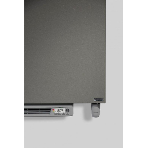 Vasco Niva N1L1-EL-B design radiator elektrisch met blower 1285x620mm, 2000W wit structuur (S600) SW160441