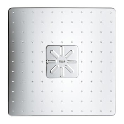 GROHE Rainshower SmartActive 310 Cube Douche de tête - 31cm - 2 types de jet - bras de plafond 14,2cm - chrome SW108083