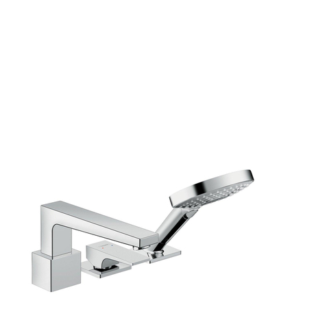 Hansgrohe Metropol 3-gats badrandmengkraan - met rechte greep - hoogglans chroom SW99914