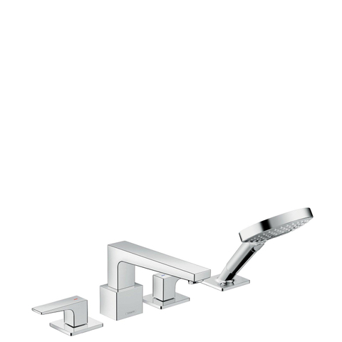 Hansgrohe Metropol 4-gats badrandcombinatie - hoogglans chroom SW99986