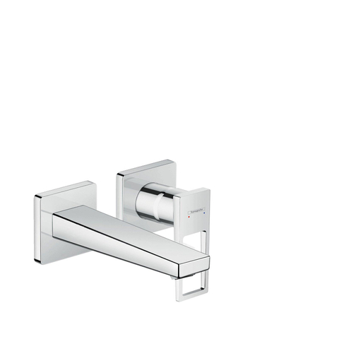Hansgrohe Metropol Inbouw wastafelmengkraan - afbouwdeel - wandmontage uitloop 165mm - hoogglans chroom SW99751