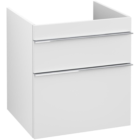 Villeroy & Boch venticello wastafelonderkast - 55.3x59cm 2x lade - mat wit GA50467