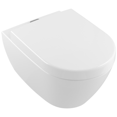 Villeroy & Boch Subway 2.0 wandcloset - diepspoel DirectFlush - inclusief ViFresh - 37x56cm CeramicPlus antibacterieel - White Alpine (glans wit) SW106574
