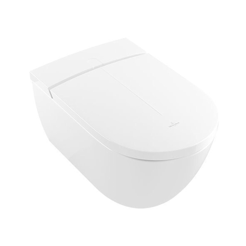 Villeroy & Boch Viclean I - 100 combipack douche wc Directflush CeramicPlus - spoelrandloos - White Alpine (glans wit) SW106589