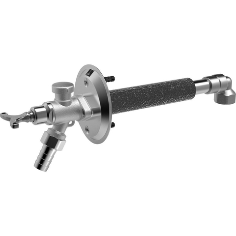 Hansa robinet antigel avec clapet de retenue 45cm raccourcissable chrome 0396661