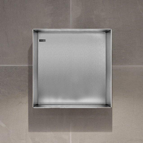 Looox Colour BoX niche encastrable - 30x30x10cm - inox brossé SW108649