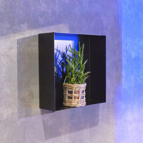 Looox Colour BoX niche encastrable - 30x30x10cm - inox brossé SW108649
