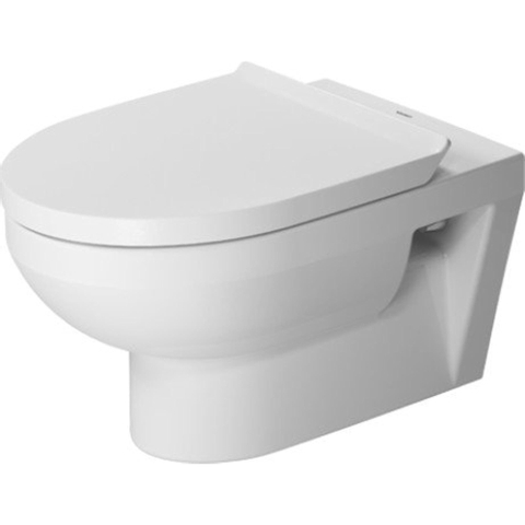 Duravit No.1 DuraStyle Basic WC-zitting - 37.3x43x4.3cm - met softclose - kunststof - wit glanzend SW54216