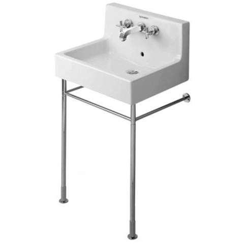 Duravit Vero Wastafel - met kraangat - met overloop - 60x47cm - wit 0308382