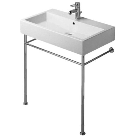Duravit Vero Wastafel - met kraangat - met overloop - 80x47cm - wit 0305309