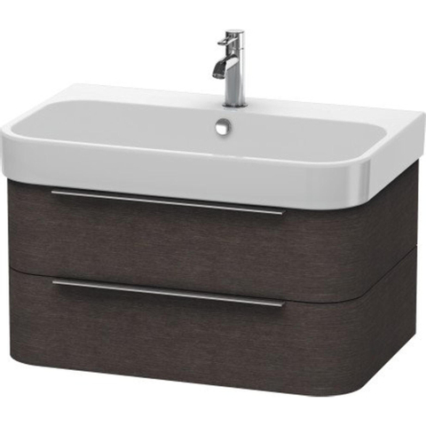 Duravit Happy D.2 Meubelwastafel - 80x50.5cm - met 1 kraangat - met overloop - wit SW54304