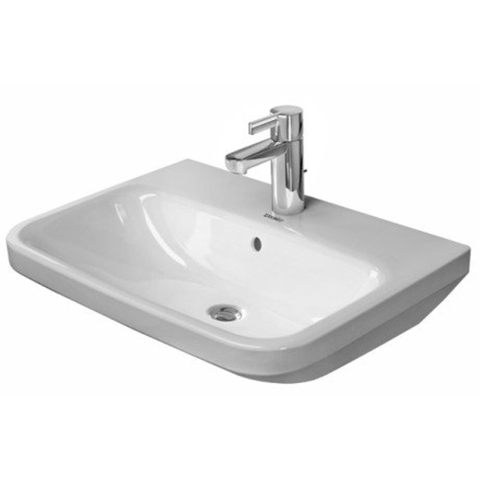 Duravit Durastyle Wastafel - 65x44cm - met 1 kraangat - met overloop - wit SW54093