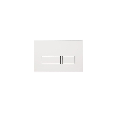 Royal Plaza Inala Plaque de commande WC boutons rectangulaires Blanc SW203392