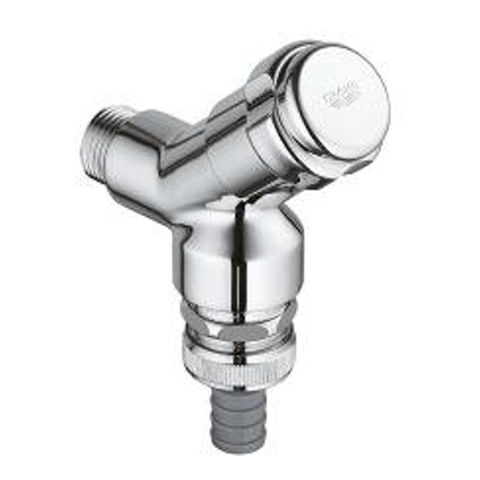 Grohe Eggemann Beluchterkraan - met keerklep - 1/2 inch - chroom 0436371