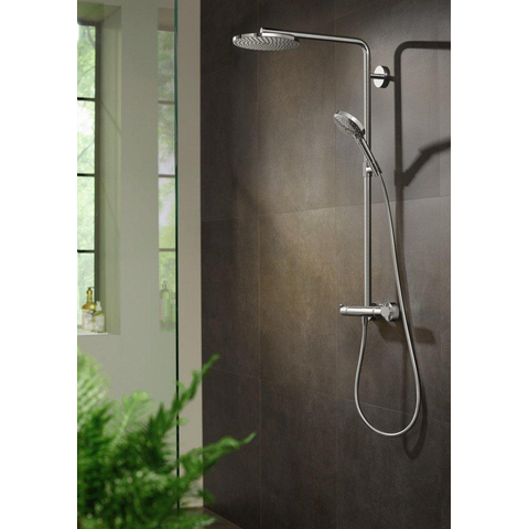 Hansgrohe Raindance Select S - select Regendoucheset - thermostaat - hoofddouche 24cm - hoogglans chroom SW204694