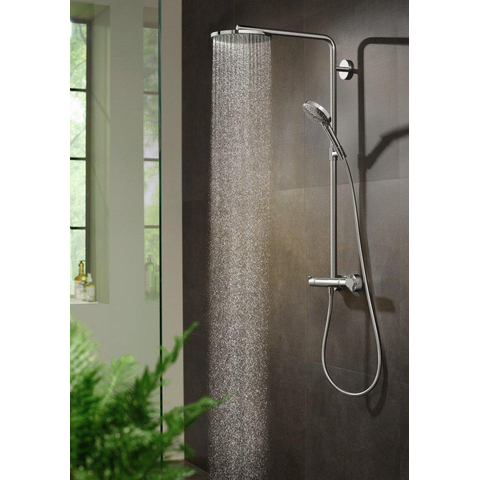 Hansgrohe Raindance Select S - select Regendoucheset - thermostaat - hoofddouche 24cm - hoogglans chroom SW204694