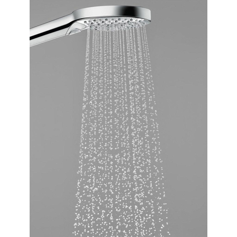 Hansgrohe Raindance Select S Unica s Puro Glijstangset - 3jet - PowderRain - handdouche 90cm - isiflex - doucheslang - 160cm - zeepschaal - hoogglans chroom SW204699