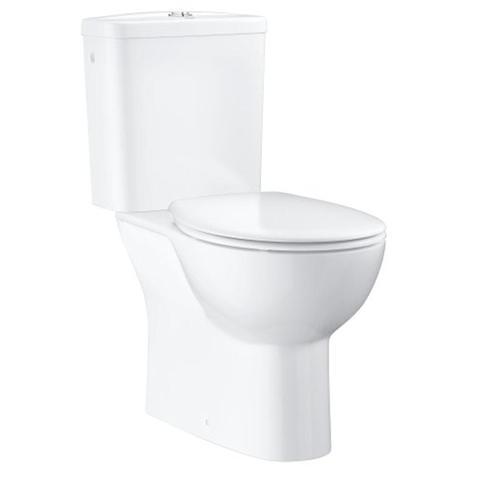 Grohe Bau WC-pack - diepspoel - rimless - AO - met keramisch reservoir - closetzitting met deksel en softclose - wit SW197222