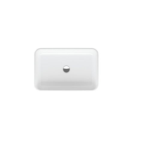 Bette Art lavabo à poser 60x40x11cm sans trou de robinetterie blanc SW60520