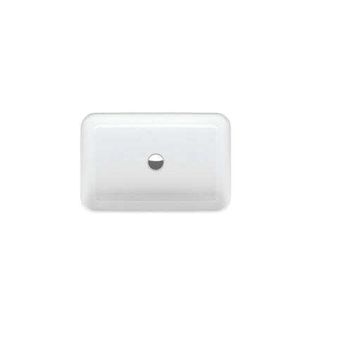 Bette Art lavabo à poser 60x40x11cm sans trou de robinetterie blanc SW60520