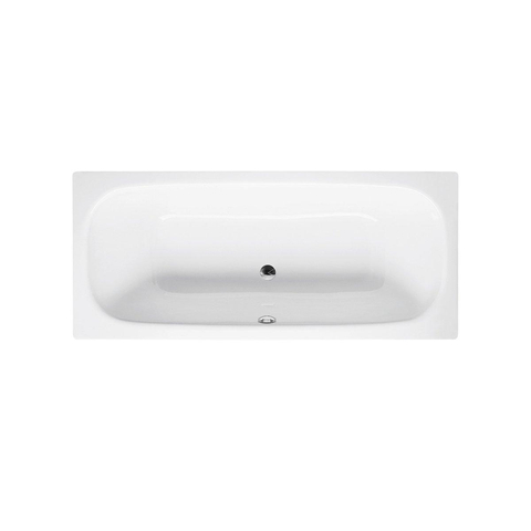 Bette Duett baignoire tôle d'acier rectangulaire 170x75x42cm blanc 0341231