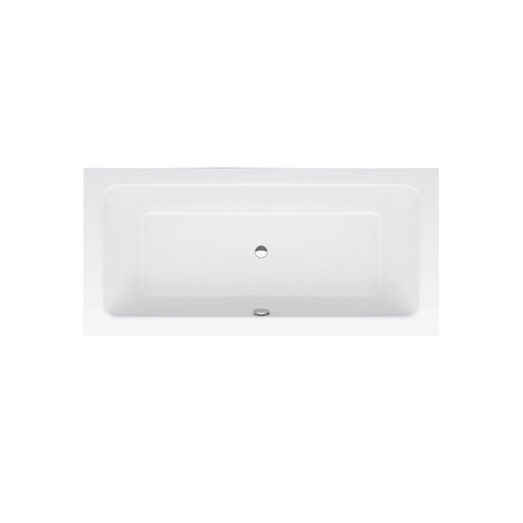 Bette One baignoire tôle d'acier rectangulaire 170x75x42cm avec bonde ronde blanc 0341201