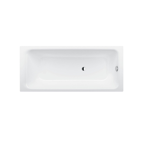 Bette Select baignoire tôle d'acier rectangulaire 160x70x42cm avec trop-plein arrière 0371833