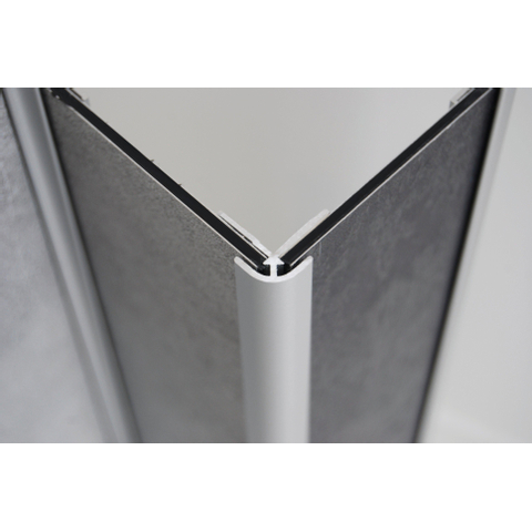 Huppe EasyStyle Profil d'angle. extérieur 2550 gris foncé SW207077