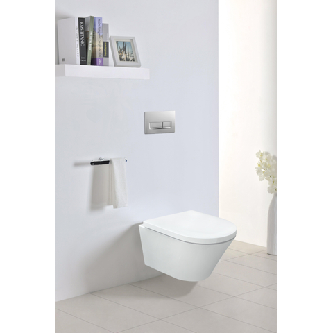 Royal plaza Timothy zitting met softclose + quick relase normaal wit SW259129