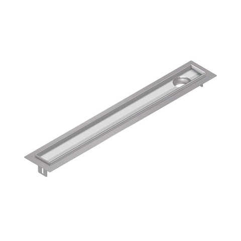 Aco Flexdrain e douchegoot met flens 68,7x8,7cm rvs SW280574