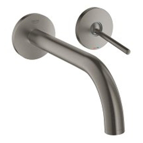 GROHE Atrio waterbesparende afbouwdeel S-size v. 2-gats inbouw wandkraan voorsprong 22cm brushed hard graphite OUTLET STORE22136
