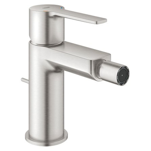 Grohe Lineare New Bidetkraan - S-Size - met waste - Supersteel (RVS) SW97548