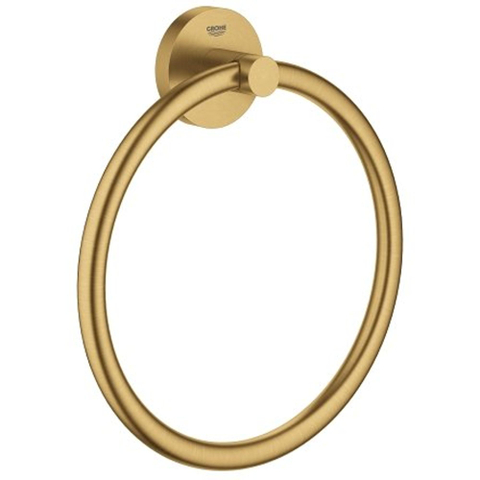 Grohe Essentials Handdoekring - 18cm - rond - brushed cool sunrise (goud) SW98949
